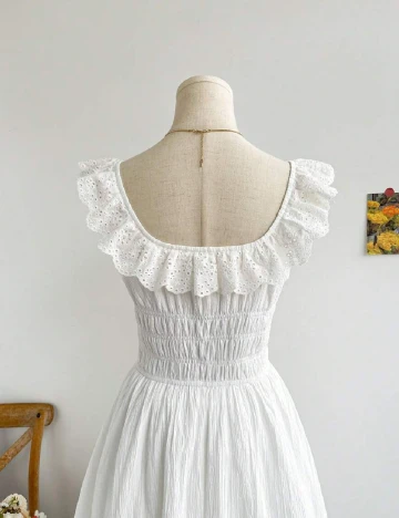 Rochie medie SHEIN, alb