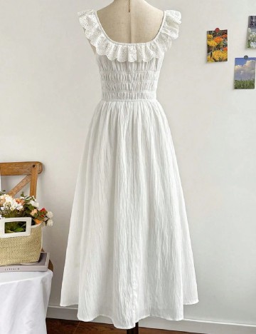 Rochie medie SHEIN, alb