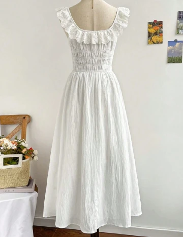Rochie medie SHEIN, alb