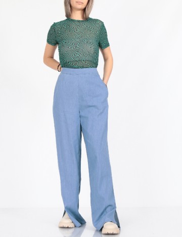 
						Pantaloni Only, albastru