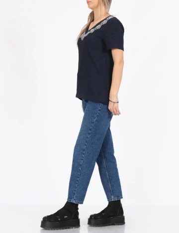 Bluza Only, bleumarin Albastru