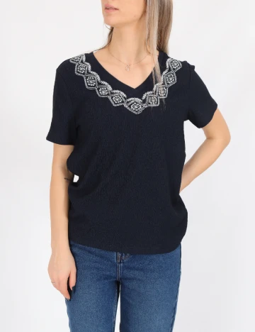 Bluza Only, bleumarin Albastru