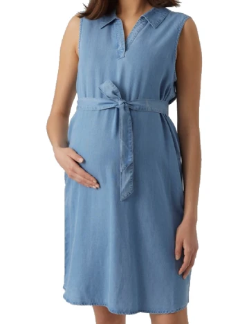Rochie scurta Vero Moda Maternity, albastru