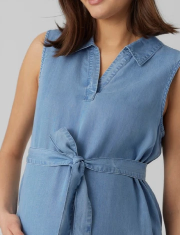 Rochie scurta Vero Moda Maternity, albastru