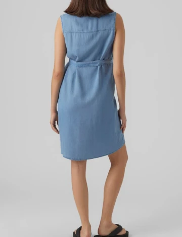Rochie scurta Vero Moda Maternity, albastru