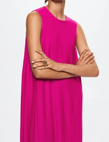 Rochie lunga Mango, roz Roz