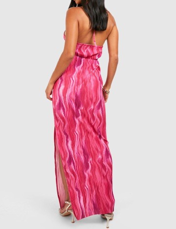Rochie lunga Boohoo, roz