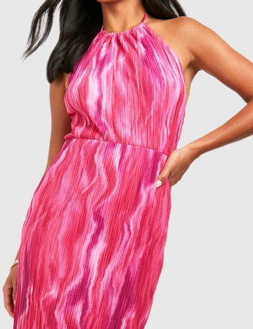 Rochie lunga Boohoo, roz