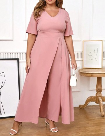 Salopeta SHEIN CURVE, roz