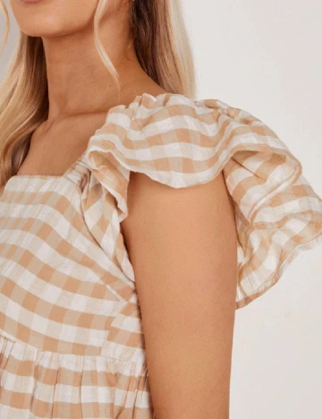 Bluza Boohoo, maro deschis