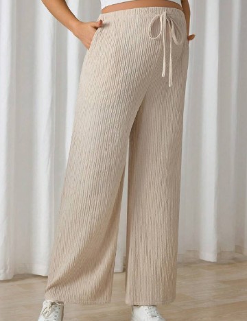 Pantaloni SHEIN Maternity, crem