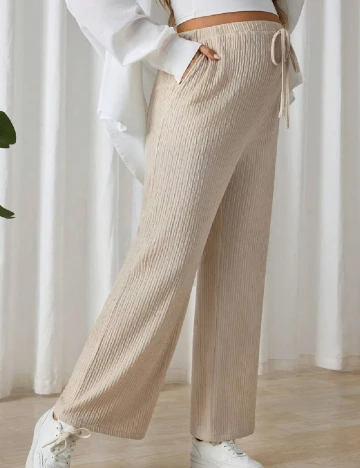 Pantaloni SHEIN Maternity, crem