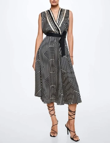 Rochie medie Mango, negru Negru