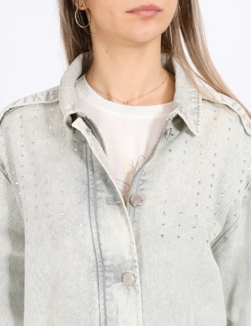 Jacheta Oversize Only, albastru