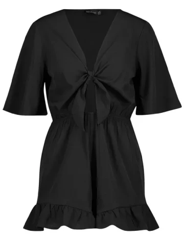 Salopeta Boohoo, negru