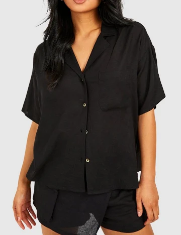 Camasa Boohoo, negru