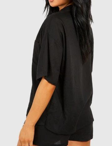 Camasa Boohoo, negru
