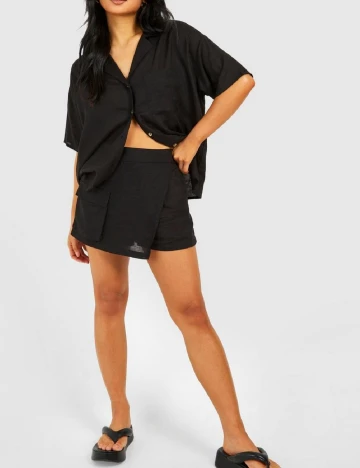 Camasa Boohoo, negru