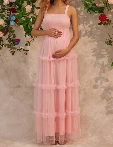 Rochie lunga SHEIN, roz