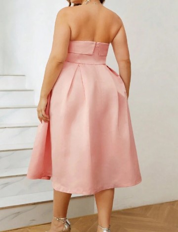 Rochie medie SHEIN CURVE, roz