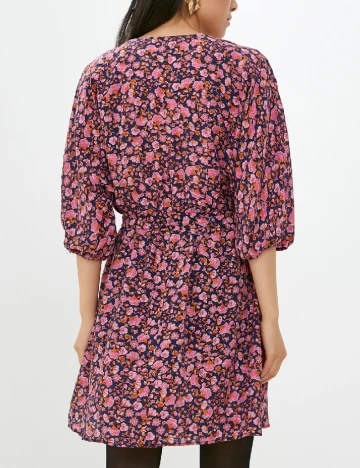 Rochie scurta Mango, floral print Floral print