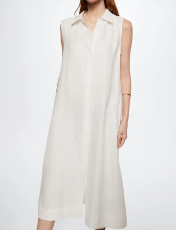 Rochie medie Mango, alb