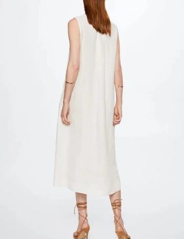 Rochie medie Mango, alb