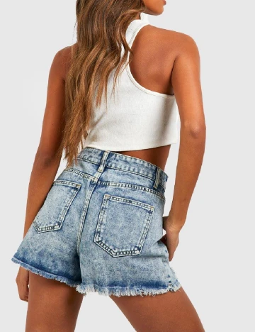 Pantaloni scurti Boohoo, albastru