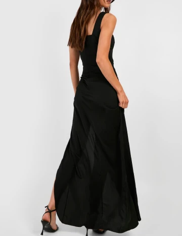 Rochie lunga Boohoo, negru