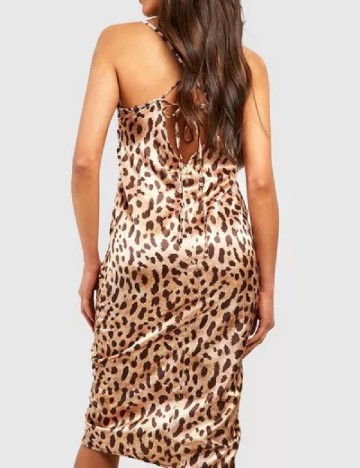 Rochie scurta Boohoo, animal print