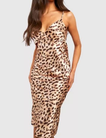 Rochie scurta Boohoo, animal print