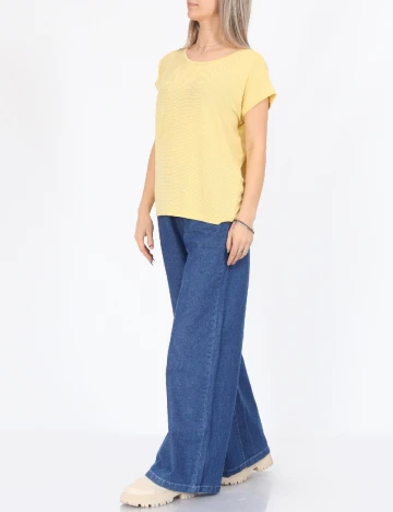 Tricou Only, galben Galben