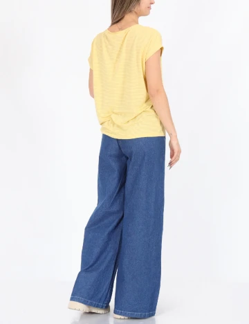 Tricou Only, galben Galben