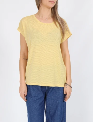 Tricou Only, galben Galben