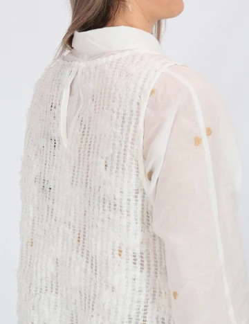 Maiou Vero Moda, alb Alb