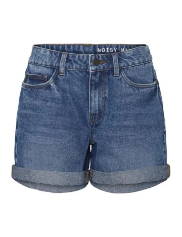 Pantaloni scurti Noisy May Plus Size, albastru
