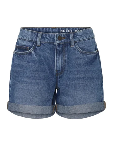 Pantaloni scurti Noisy May Plus Size, albastru