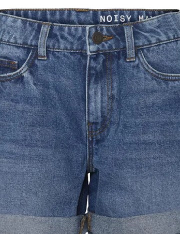 Pantaloni scurti Noisy May Plus Size, albastru