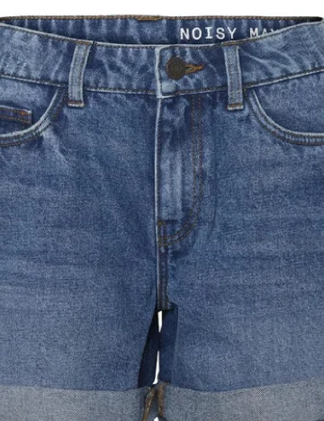 Pantaloni scurti Noisy May Plus Size, albastru