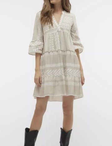 Rochie scurta Vero Moda, bej