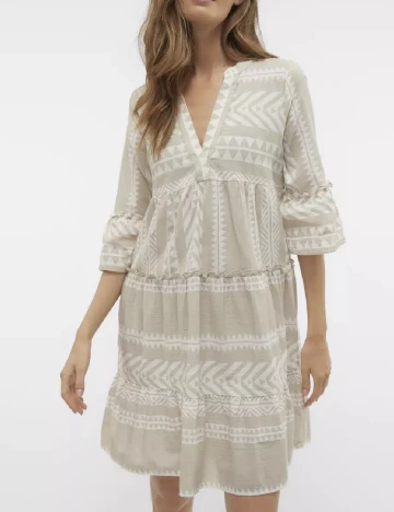Rochie scurta Vero Moda, bej