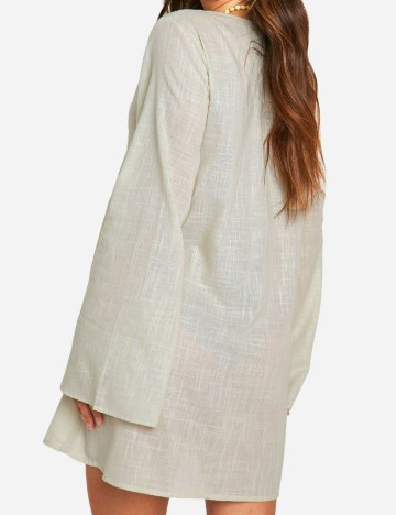 Rochie scurta Boohoo, bej