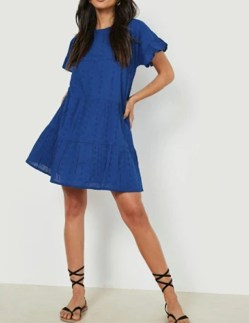 Rochie scurta Boohoo, albastru