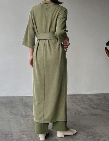 Rochie medie Friful, verde Verde