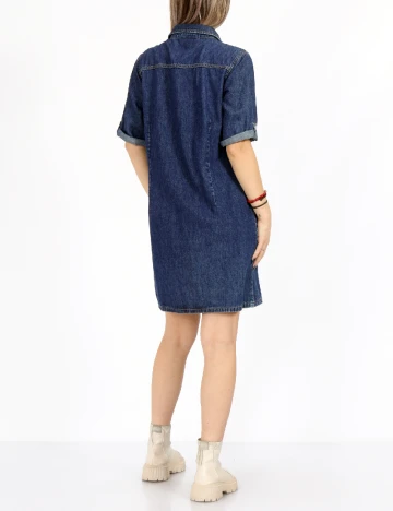 Rochie scurta Jacqueline de Yong, albastru