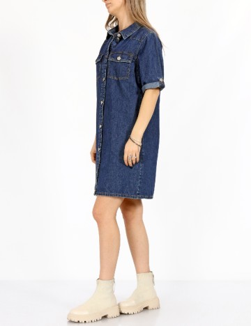 Rochie scurta Jacqueline de Yong, albastru