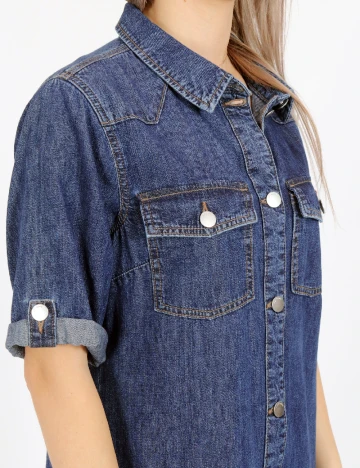 Rochie scurta Jacqueline de Yong, albastru