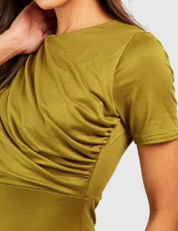 Rochie medie Boohoo, verde