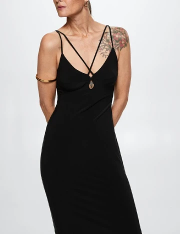 Rochie medie Mango, negru