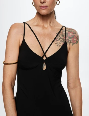 Rochie medie Mango, negru